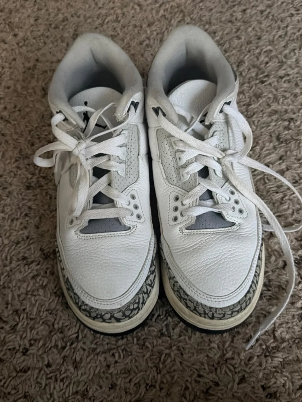 Jordan Women’s White and Gray Sneakers